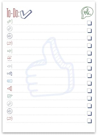 Staufen Papique REC To Do Liste - 2 Blöcke à 52 Blatt, DIN A5 | 100 % Recyclingpapier, EU Ecolabel, für Schule, Büro oder Zuhause, 90 g/m² Papier