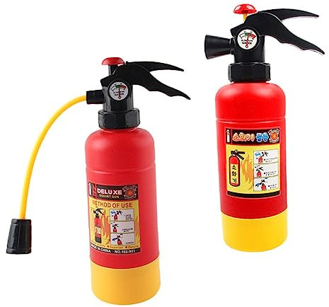 FRCOLOR 2pcs Fire Extinguisher Toys Water Spray Toy Boys and Girls for Beach Party Summer Leisure