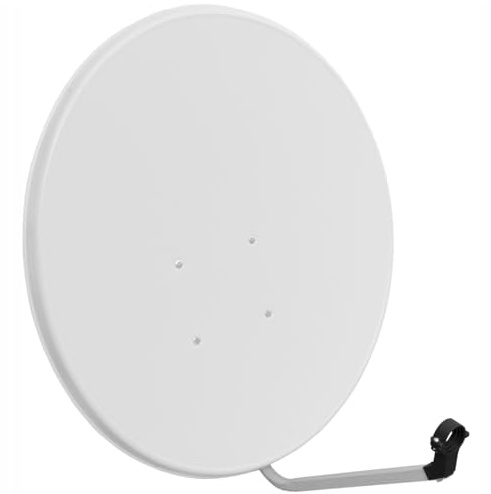 LTC 90 cm satellite dish | Wind-resistant galvanised steel, aluminium, universal converter mount
