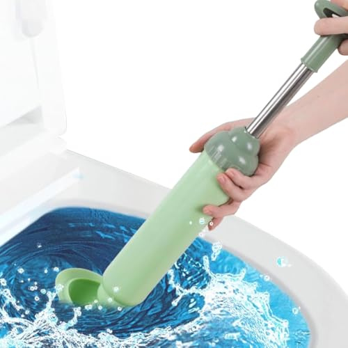 High Pressure Drain Plunger - Air Toilet Brush, Powerful Plumbing Unlock Tool, Drain Block Remover 'a