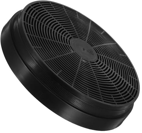 Kisangel Filtre à Charbon pour Hotte Aspirante Cuisine, Filtre en Plastique Circulaire de 17,5 Cm, Dégraissant et Absorbant les Odeurs, Accessoire de Ventilation Compatible pour Hottes