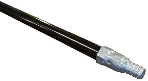 American Select Tubing Powder Coated Steel Handle with Threaded Metal Tip, 60 L, Black