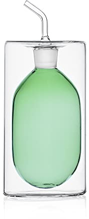 Ichendorf Milano 9370067 Huilier à Deux Vertes, 250 ML, Collection Cylindre, Couleur Double paroi