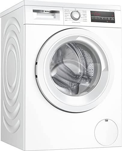 Bosch WUU28T21 Serie 6 Waschmaschine, 9kg, 1400UpM,ActiveWater Plus maximale Energie, Wasserersparnis, EcoSilence Drive leiser, effizienter Motor, SpeedPerfect schneller saubere Wäsche,Weiß