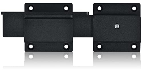 Steinwhale Torriegel, 3.5mm robuster Türriegel aus Aluminiumlegierung für Holzzäune im Freien, Doppeltor, Scheunentor, Schuppen, Vinylzaun (1 Stück)