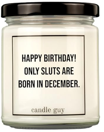 candle guy Duftkerze im Glas [Brennzeit 70h] - Duft-Kerze handgemacht mit Spruch | Freches Geschenk für Frauen, Freundin, Geburtstag | 100% Sojawachs, schöne natürliche Düfte mit ätherischem Öl