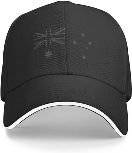 Baseballkappe Hip Hop Sonnenhut Australien Blackout/Stealth Flagge Baseballkappe Geburtstag Kinder Hut Kapuze Bergsteigen Frau Hüte Herren