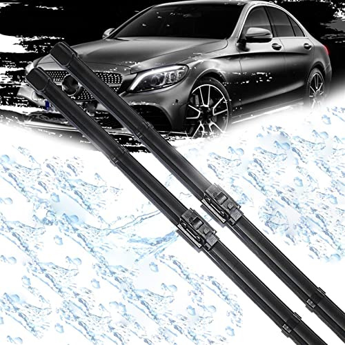 Car Wiper Blades,For Mercedes-Benz C-Class W205 C180 C200 C220 C250 C300 2015 2016 2017 2018 2019 2020 Windscreen Windshield Wipers Car Accessories 22+22
