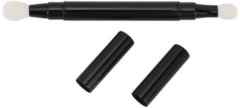 Yosoo Health Gear Retractable Dual Ended Eyeshadow Brush for Travel, Soft Wool Bristles, Black, Cosmetic Brush, Brush Sets, For Eyeshadow