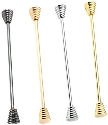 4 Stück Kragenclips for Herrenpullover, Pulloverclips aus Metall, modische Brosche, Pullover-Anstecknadeln, Pullover-Schalnadeln, Anzug-Ohrstecker, Anstecknadel, Pullover for Männer, Herrenanzug, Herr