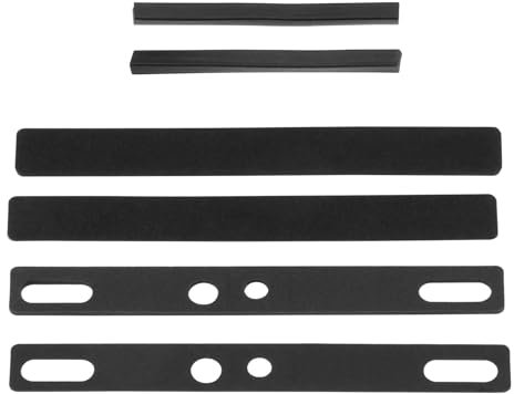 Create idea Lot de 6 barres d'espace pour clavier mécanique 6.25U en mousse 12 x 108 mm Bande anti-poussière 5 x 60 mm Silencieux en coton noir