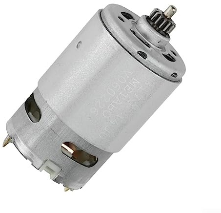 Daaxing 1 motor de metal de 18 V y 14 dientes 317004430 CC para taladro de impacto eléctrico inalámbrico Metabo BS18, motor CC para taladro de impacto eléctrico inalámbrico, accesorios
