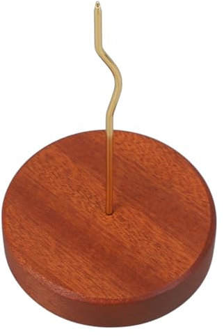 TOGEVAL Quittungshalter Spike Mit Holzsockel Multifunktionaler Dokumentenorganizer Langlebiger Tischnotizhalter Für Büro Und Gastronomie