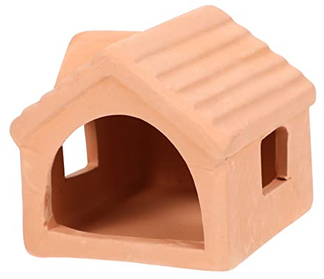 Toyvian Abri pour Aquarium Grotte pour Aquarium Maisonnette Décorative pour Poissons Cachette pour Poissons