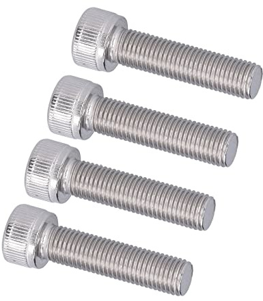 4 Stück Sechskantschraube Innensechskantschraube Edelstahl A2 70 1,25 mm Feingewinde Befestigungsmaterial (M10 * 40)