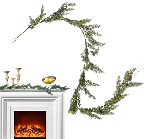 Couronne de Noël pour porte - Guirlande de Noël d'automne pour extérieur, décoration festive artificielle, guirlande de Noël pour hiver, maison, cheminée, cuisine, fenêtre, Thanksgiving, hall