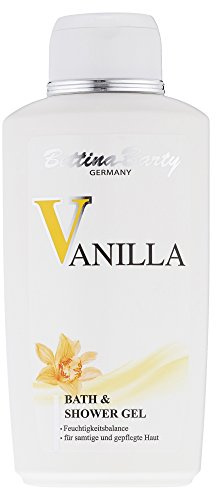Bettina Barty Vanilla Bath & Shower Gel – Duschgel mit Vanilleduft – Sanfte Reinigung & Feuchtigkeitsspendende Pflege für alle Hauttypen (1x 500 ml)