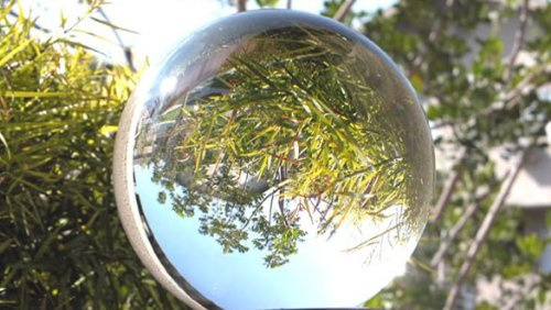 Tripact Optically Clear Crystal Ball 150mm (5.9 in.) Including Wooden Stand