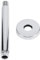 TOPINCN - Braccio per soffione Doccia a Pioggia, in Acciaio Inox, con Attacco a Parete per soffione Doccia 15 Cm/5.90 in