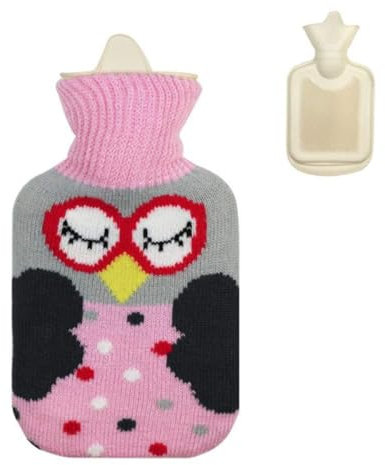 Noun bouillotte Renard Bouteille d'eau Chaude Remplissage Anti-déflagrant Taille Dessin animé en Peluche étudiant rempli d'eau en Caoutchouc Sac d'eau Chaude 2000ML