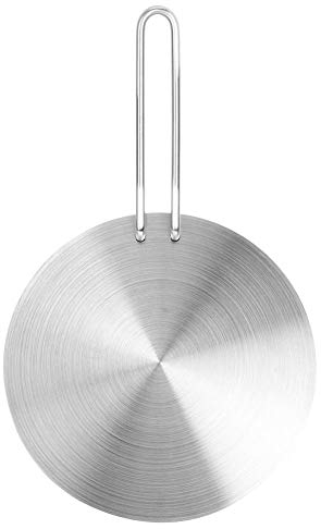 Induktion Adapterplatte Induktionskochteller Adapter Wärmediffusor Edelstahl Wärmediffusor Induktionsplatte Adapter Wandler Gas Elektroherdplatte(22cm)