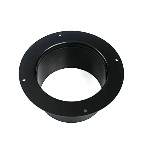 ZYNCUE Vent Systems 100 mm Lüftungskanal Verbinder Flansch Gerade Lüftungsrohr Kunststoff Luftführungsverbinder Platte für Kühlung Heizung System 4 Zoll