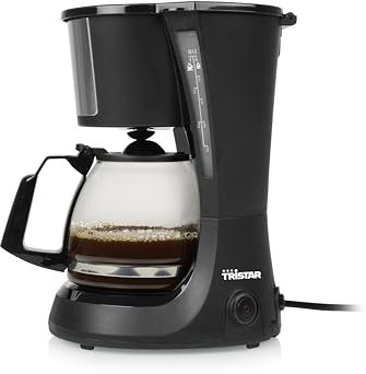 Tristar Caffettiera con filtro - 750 ml - Per 6 tazze - Sistema antigoccia e mantenimento in caldo - 600 W - CM-1281