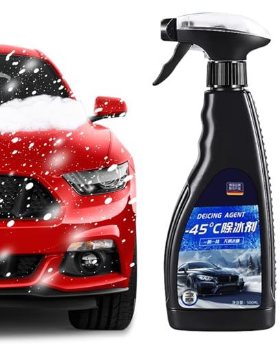 Spray dégivreur de déneigement, nettoyant pour pare- de voiture, spray nettoyant pour vitres de voiture, dégivreur pour déneigement et dégivrage des pare- de voiture et