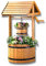 3 PAGEN® Pflanztopf Wunschbrunnen Tannenholz, Wunschbrunnen Pflanzkübel, Ziehbrunnen Pflanzenständer, 83 x 49 x 37,5 cm, Dekobrunnen für Garten, Gartenbrunnen Blumenkübel Blumentopf Blumenkasten