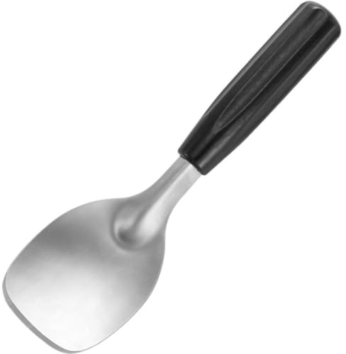 Ymxygz Flat Ice Cream Scoop Stainless Steel Ice Cream Spade with Handle Dessert Spade for Frozen Hard Sorbet, Cookie Dough