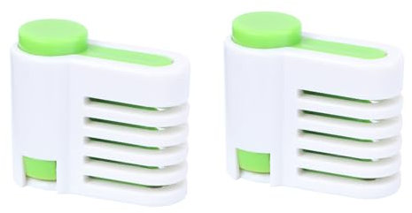Cabilock 2 Pezzi 5 taglia fette biscottate Strumento per il pane Cutter utensili livellatore per torte taglia fette di pane Torta affettatrice per affettatrice per toast Green