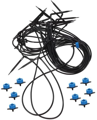BESPORTBLE 10pezzi Gocciolatori per Sistemi di Irrigazione Goccia Componenti per Irrigazione Goccia Testine di Gocciolamento per Durevoli e Affidabili in PVC e PE Adatti Diverse Piante in Vas