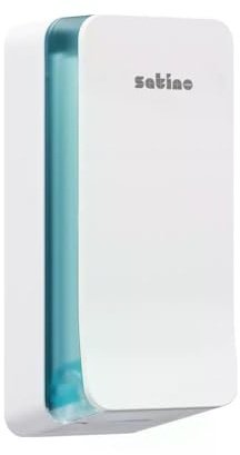 Satino HYGINITY Einzelblatt Toilettenpapier Spender - Made in Germany – Toilettenpapierspender mit Füllstandsanzeige - für Gewerbe & Industrie – weiß