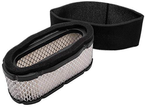 vhbw Filter-Set kompatibel mit Husqvarna Proflex 21, Proflex 18 Rasenmäher-Motor - 2X Ersatz-Filter (1x Luftfilter, 1x Vorfilter)