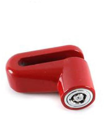 IMIKEYA Lucchetto mini blocco freno disco per e bicicletta in acciaio inox antifurto con chiavi compatibile scooter e veicoli elettrici, colore casuale