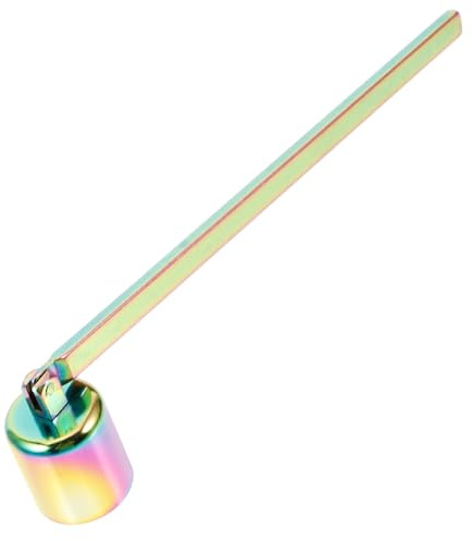 WEKADRIN Spegnicandele Manico Lungo in Acciaio, Accessorio per Candele Tealight, Copri Spegni Candela Sicuro per Casa e Regalo, Strumento per Spegnere La Fiamma Senza Schizzi