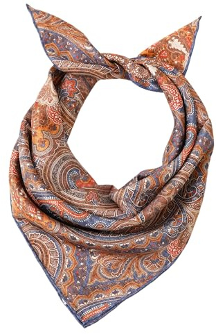 Prettystern Herr Dame reine Seide Bandana handrolliertes SeidenHalstuch unisex Nickituch
