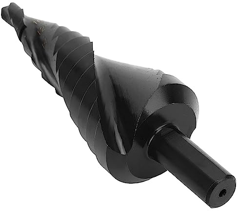Yctze Kegel-Stufenbohrer aus Hochgeschwindigkeitsstahl, 6–30 Mm, Nitrierbehandlung, Lochschneider für Metallbleche, Geeignetes Eisen und Aluminium, Perfekte Elektro- und Tischbohrmaschinen