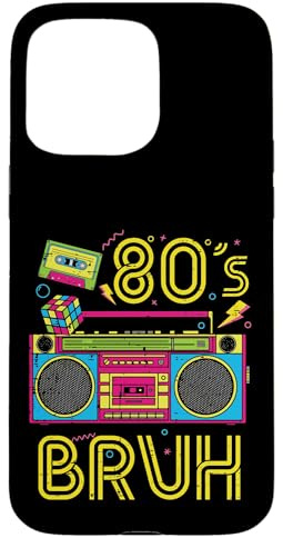Bruh Boombox Radio stéréo rétro années 80 pour Hommes, Femmes, Enfants Coque pour iPhone 15 Pro Max