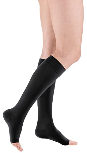mediven comfort CCL2 AD Kompressionsstrümpfe normal (39-44 cm) o. Fußspitze V schwarz