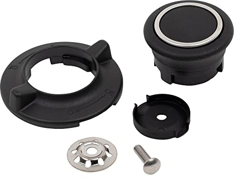 MaxxGoods - Ersatz Deckelknopf inkl. Schraubmaterial - Backofenfester Deckelgriff mit Entlüftungsventil, hitzebeständig bis 260°C, Spülmaschinenfest - Glasdeckel mit Loch kompatibel allen Herstellern