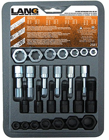 Lang Tools 2581 Gewindeschneider-Set, 26-teilig