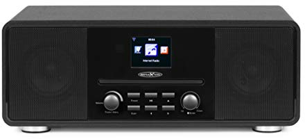 Reflexion HRA19INT DAB- und Internetradio mit CD-Player und Radiowecker (UKW, DAB, DAB+, Bluetooth, AUX-Eingang, Kopfhöreranschluss, Fernbedienung)