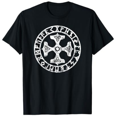 Thors Hammer Runen Kreis Wikinger Symbol Nordisch Keltisch T-Shirt