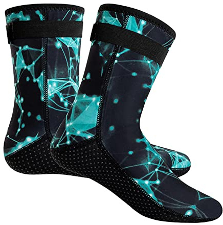 Nupaque Neopren-Tauchsocken | 3 mm sanddichte Beachvolleyball-Wassersocken - Aqua-Yoga-Socken, schnell trocknend, Schwimmen, Surfschuhe, Tauchstiefel für Outdoor-Aktivitäten, Wassersport