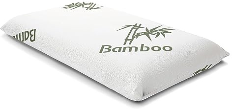 Siebenschläfer Orthopädisches Nackenstützkissen - Kopfkissen aus druckausgleichendem Visko-Gelschaum (Memory Foam) mit Bamboo-Bezug - Kissen in 60 x 40 cm - Höhe 13 cm