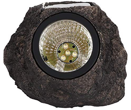 Leapiture Solar-Gartenfelsen-Lichter für den Außenbereich, LED-Solar-Wege-Lichter, imitierte Steinlampe, Garten-Rasen-Dekorationen für Gehweg, Hof, Terrasse