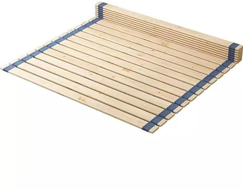 Generisch Klappbares Sofa-Brettkissen, einzelne Harte Lendenwirbelmatratze, Lattenrost for das Bett, Tatami-Bodenbettmatte in Rollenform(W60xL200cm(23.62x78.74in))