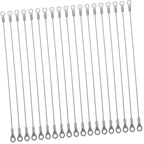 BUGUUYO 20er-pack Hochleistungs-drahtseil-set Zum Aufhängen Von Spiegeln Bilderdraht Metallkabel Zum Aufhängen Von Lichtern Und Kronleuchtern