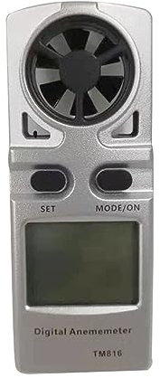 Anémomètre portatif Anémomètre Numérique Tenu Dans La Main Vitesse Du Vent Et Instrument De Mesure De La Température Compteur D'essai De Vent